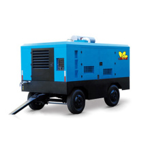 Heavy Duty Portable Tire Screw Air Compressor Diesel Air Compressor with Mining Diesel Engine